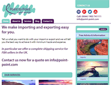 Tablet Screenshot of point-point.com